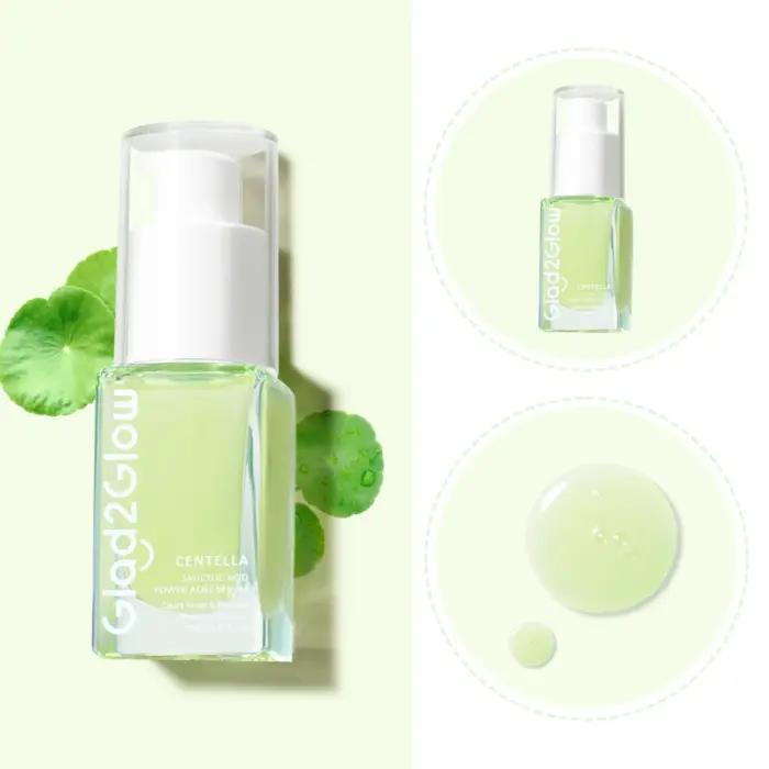 Glad2Glow Centella Salicylic Acid Power Acne Serum - Gambar 5