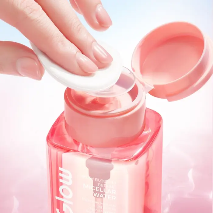 Glad2Glow Cherry Blossom Betaine Micellar Water - Gambar 5
