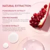 Glad2Glow Pomegranate Niacinamide Power Bright Serum - Gambar 2