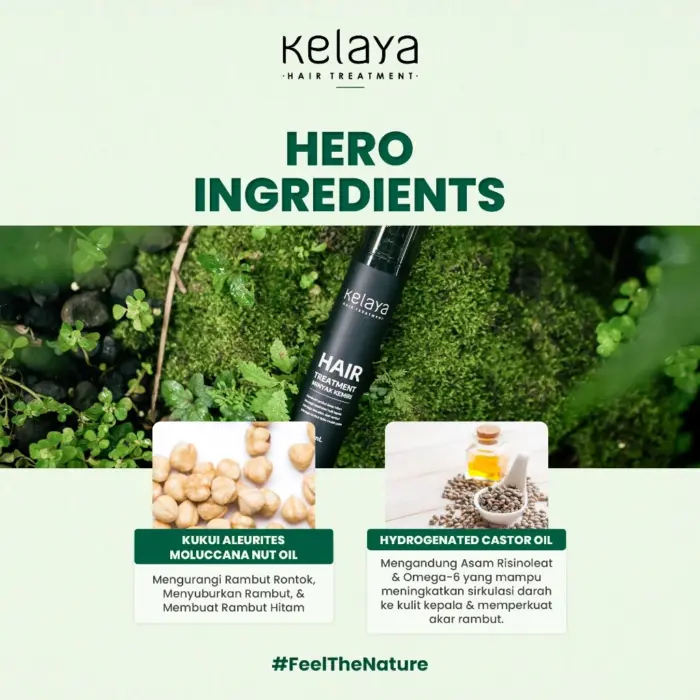 Kelaya Minyak Kemiri Penumbuh Rambut 50ml - Gambar 2