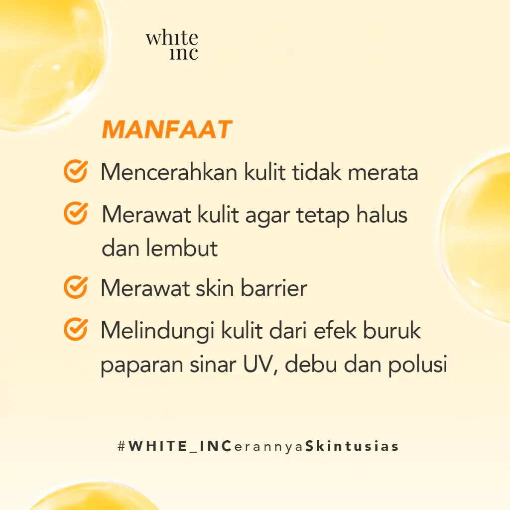White Inc AHA Whitening Body Serum 7 White Inc AHA Whitening Body Serum 100 ml - Gambar 4