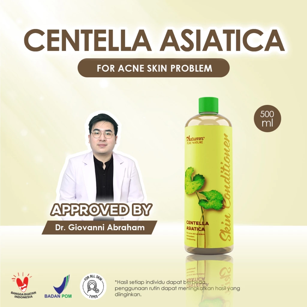 Autumn Centella Asiatica Toner Skin Conditioner 4 Autumn Centella Asiatica Toner Skin Conditioner 500ml - Gambar 1