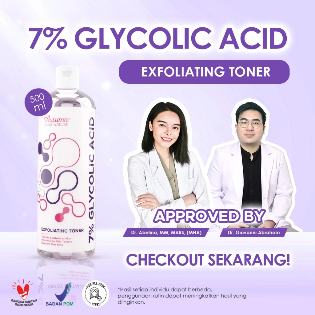 Autumn Glycolic Acid 7% Toning Solution Exfoliating Toner 6 Autumn Glycolic Acid 7% Toning Solution Exfoliating Toner 500ml - Gambar 1