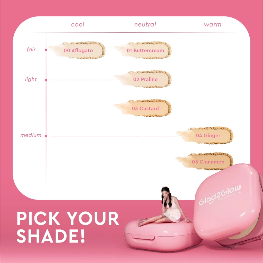 Glad2Glow Perfect Blurring Powder Foundation 2 Glad2Glow Perfect Blurring Powder Foundation - Gambar 7