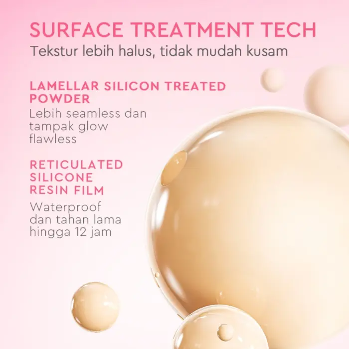 Glad2Glow Perfect Cover Cushion Foundation Waterproof - Gambar 7