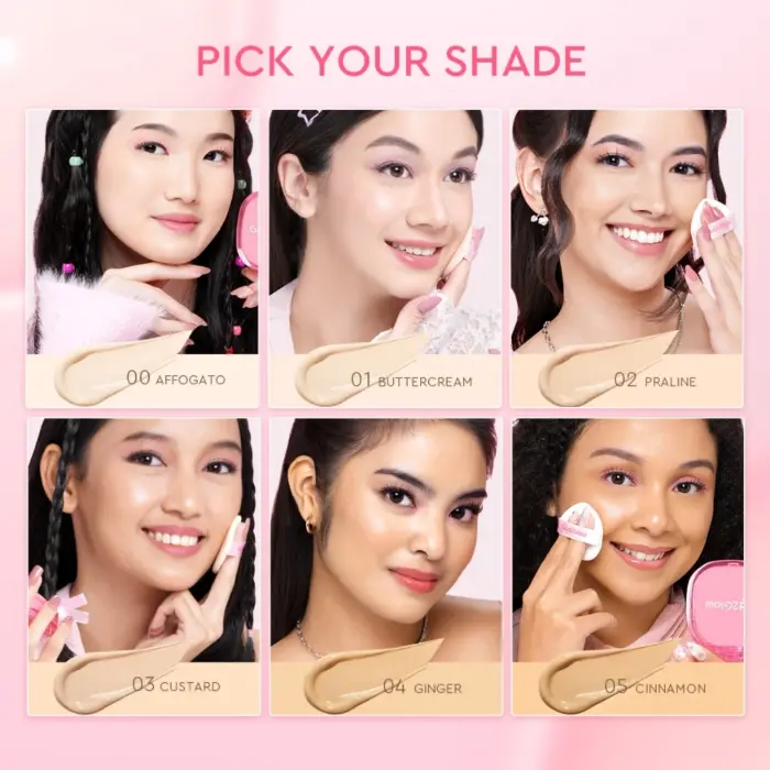 Glad2Glow Perfect Cover Cushion Foundation Waterproof - Gambar 2