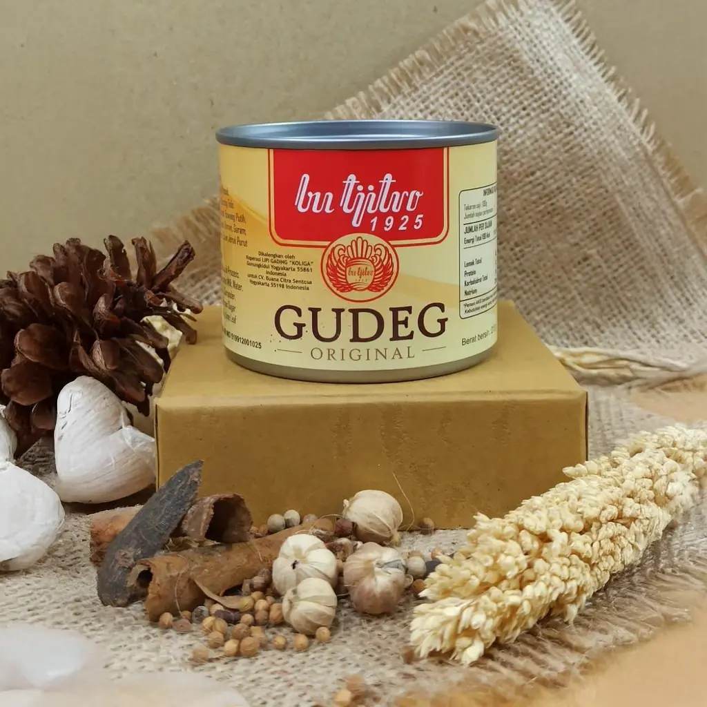 Gudeg Kaleng Bu Tjitro 22 Bu Tjitro Gudeg Jogja Kemasan Kaleng - Gambar 1