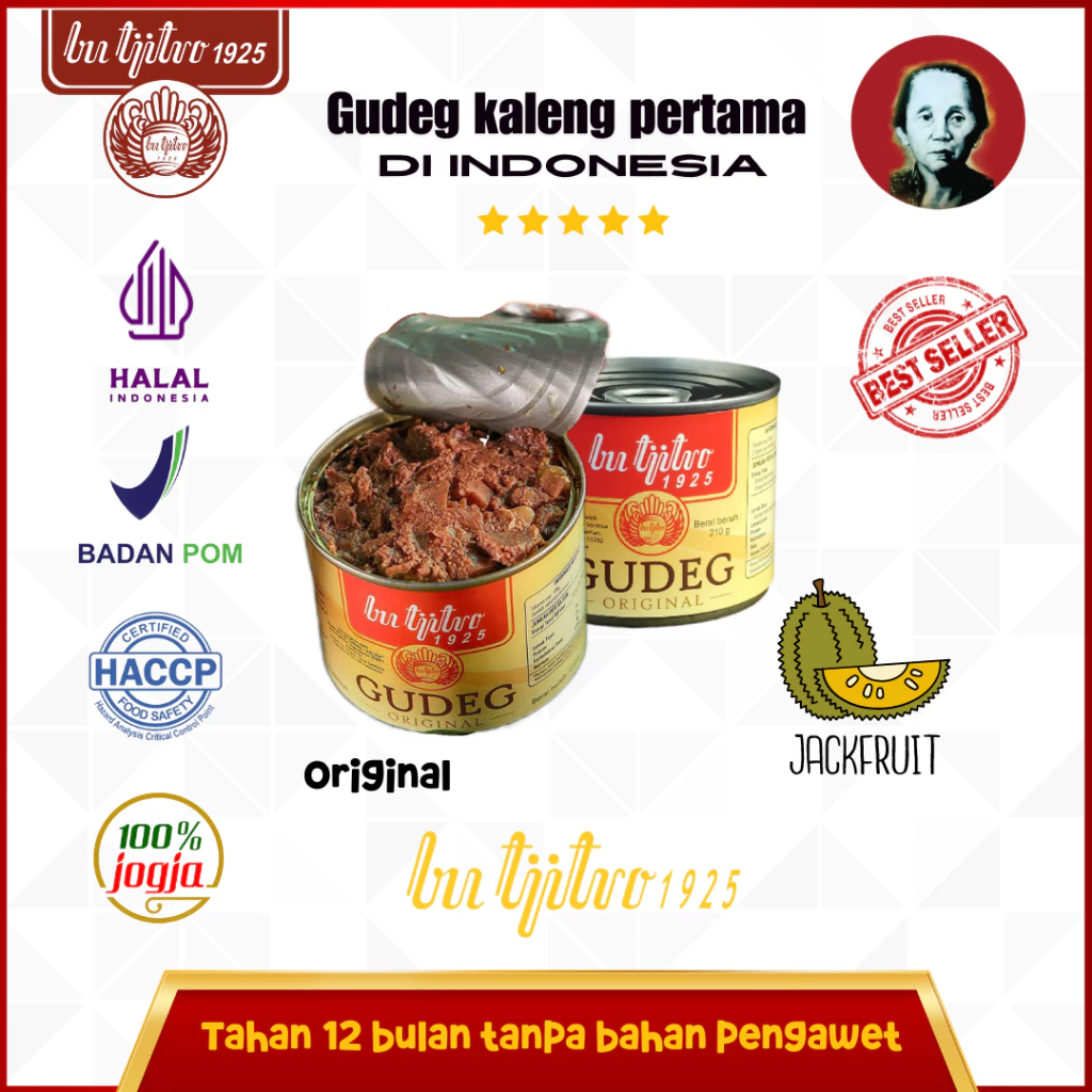 Gudeg Kaleng Bu Tjitro 4 Bu Tjitro Gudeg Jogja Kemasan Kaleng - Gambar 2