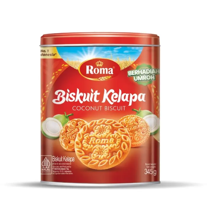 Roma Biskuit Kelapa Kaleng 345 gr - Gambar 2