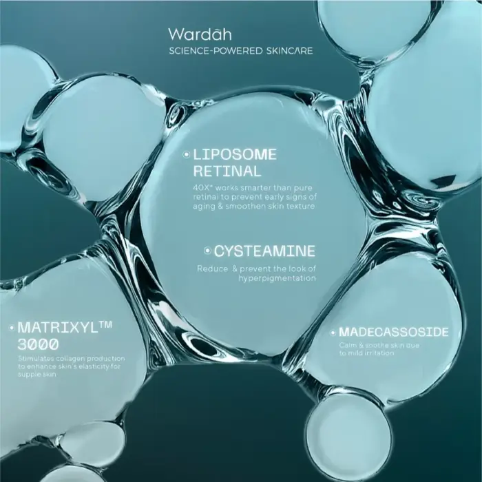 Wardah Radiant Resurfacing Retinal Cysteamine Serum 30 ml - Gambar 3