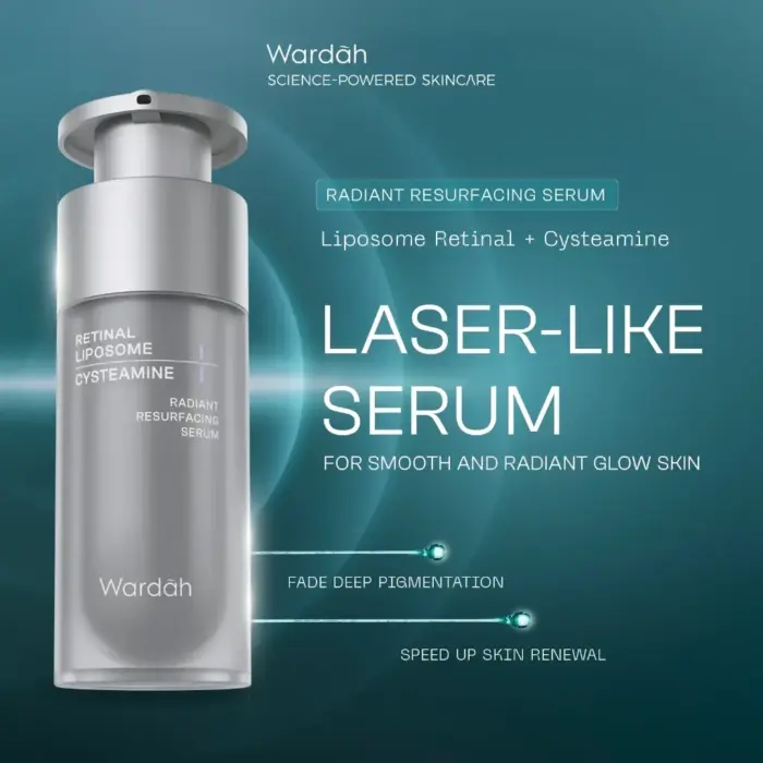 Wardah Radiant Resurfacing Retinal Cysteamine Serum 30 ml - Gambar 2
