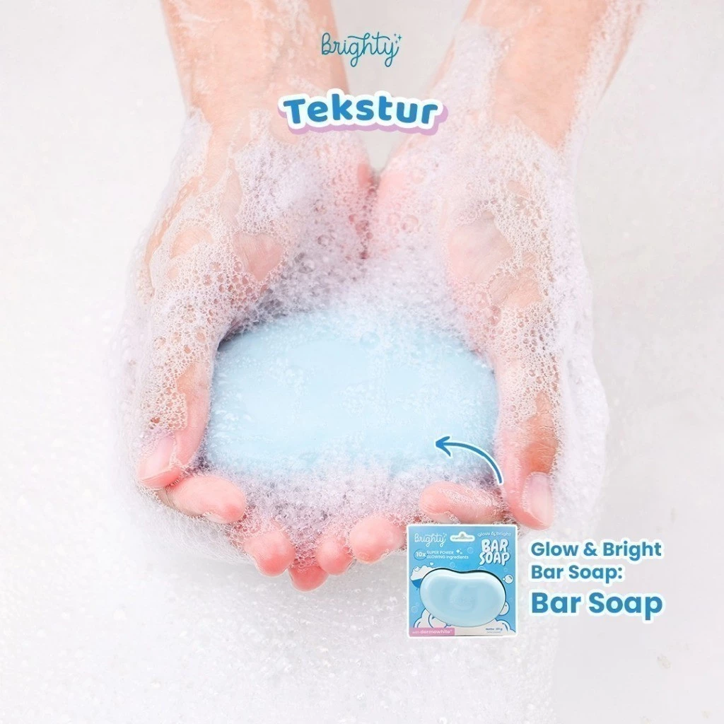 Brighty Glow & Bright Bar Soap 1 Brighty Glow & Bright Bar Soap - Sabun Pemutih - Gambar 2