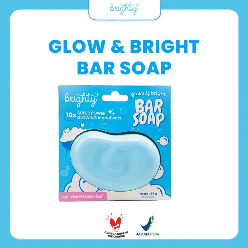 Brighty Glow & Bright Bar Soap 4 Brighty Glow & Bright Bar Soap - Sabun Pemutih - Gambar 1