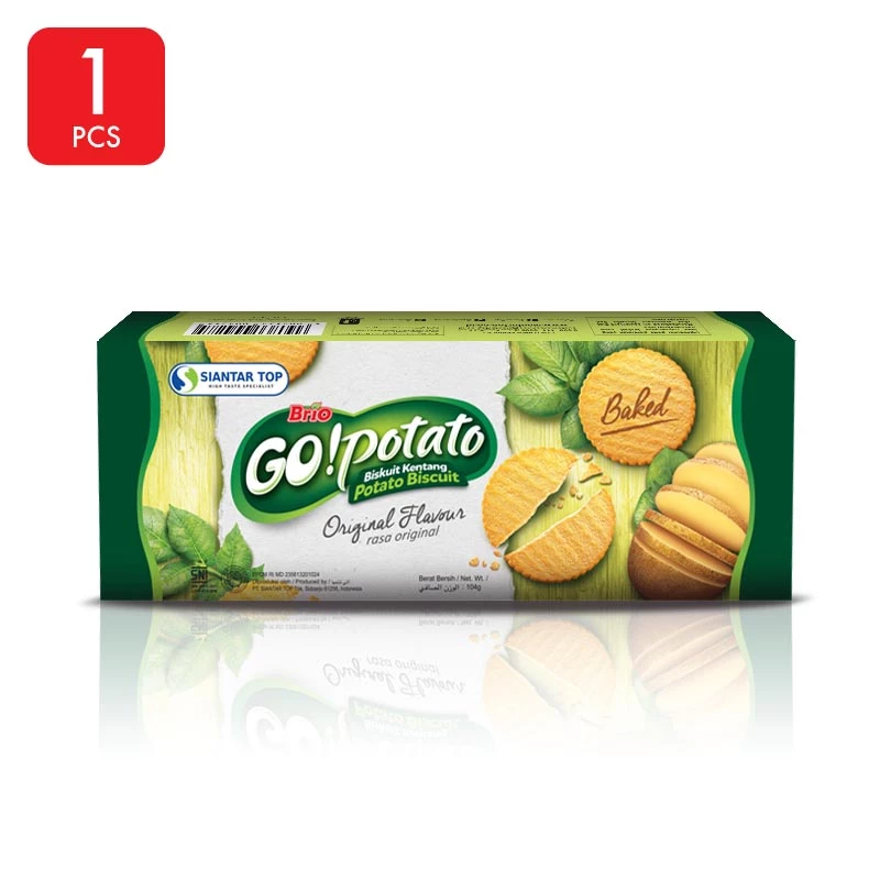 Brio Go Potato 3 Brio Go Potato 104 gr - Gambar 1