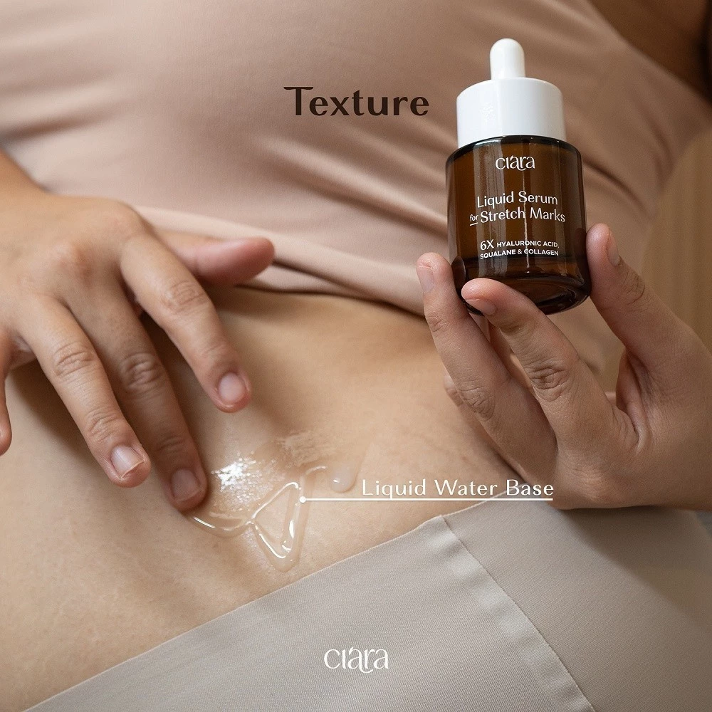 Ciara Liquid Serum Memudarkan Stretchmarks 2 Ciara Liquid Serum Memudarkan Stretchmarks 30 ml - Gambar 3