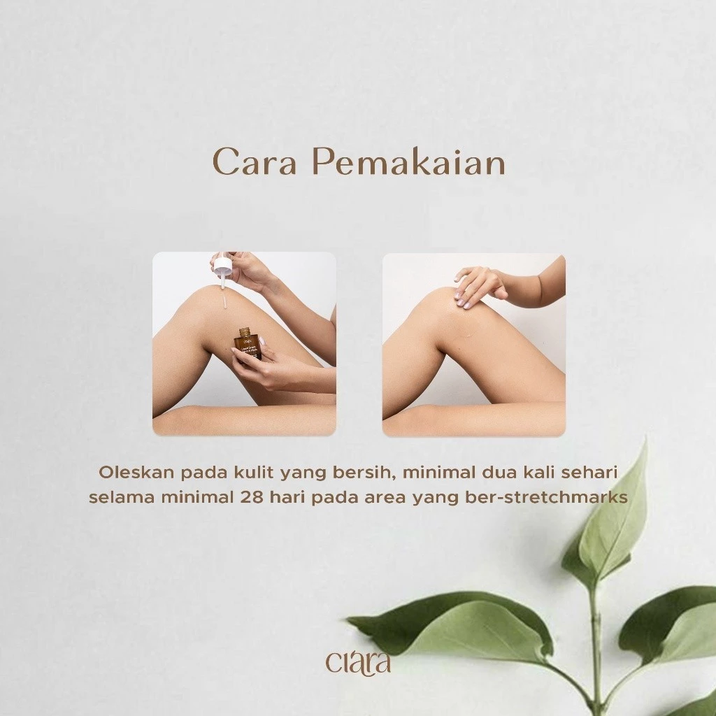 Ciara Liquid Serum Memudarkan Stretchmarks 4 Ciara Liquid Serum Memudarkan Stretchmarks 30 ml - Gambar 4