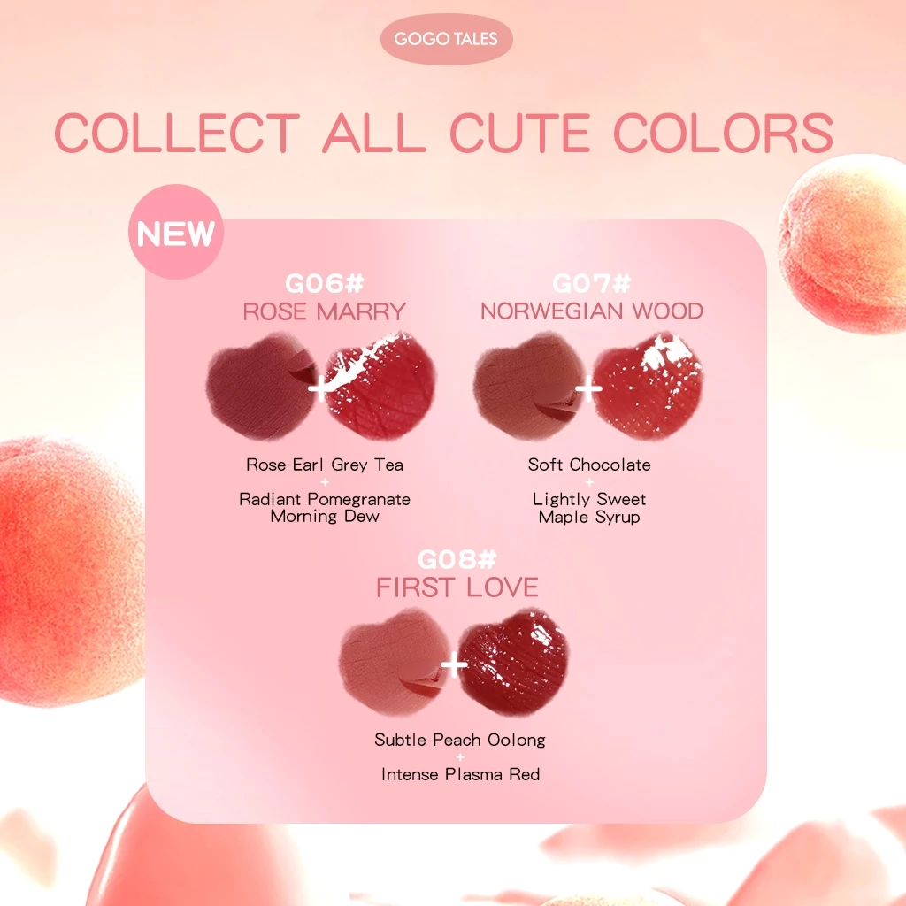 Gogo Tales LipPods 1 Gogo Tales LipPods Lipstik Cloud Sense Dual Colour Lipcream - Gambar 2