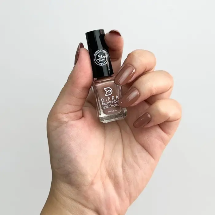 Kutek Halal - Difra Breathable Nail Enamel - Gambar 7