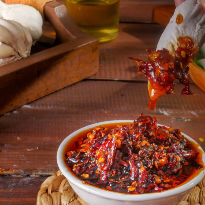 Mamafuji - Otak-Otak Mentah Chili Oil 1 Mamafuji - Otak-Otak Mentah Chili Oil - Gambar 3