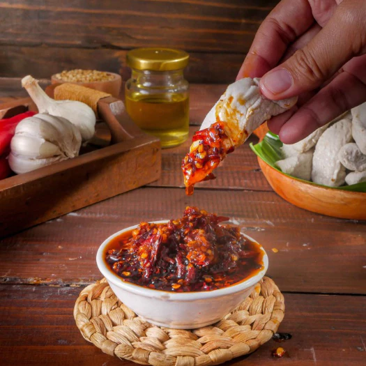 Mamafuji - Otak-Otak Mentah Chili Oil 2 Mamafuji - Otak-Otak Mentah Chili Oil - Gambar 2