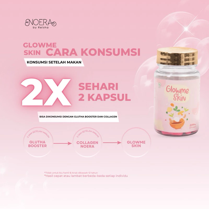 Noera Glow Me Kapsul Pemutih Kulit 2 Noera Glow Me Kapsul Pemutih Kulit - Gambar 2