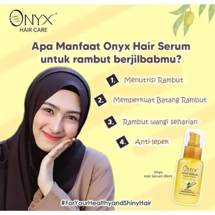 Onyx Hair Serum Vitamin Rambut 65ml - Gambar 2
