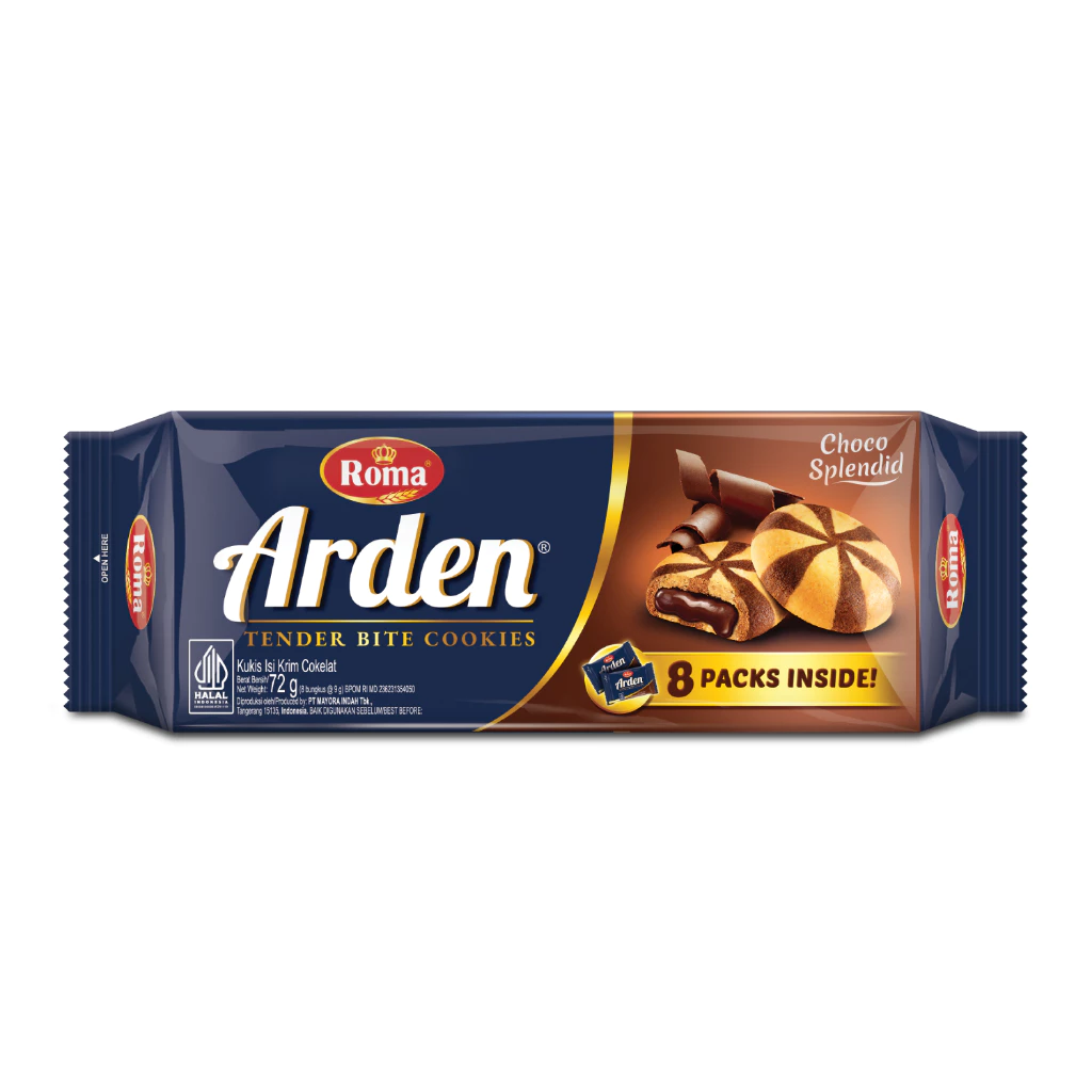Roma Biskuit Arden Choco Splendid Roma Biskuit Arden Choco Splendid Freshpack 72 gr - Gambar 1
