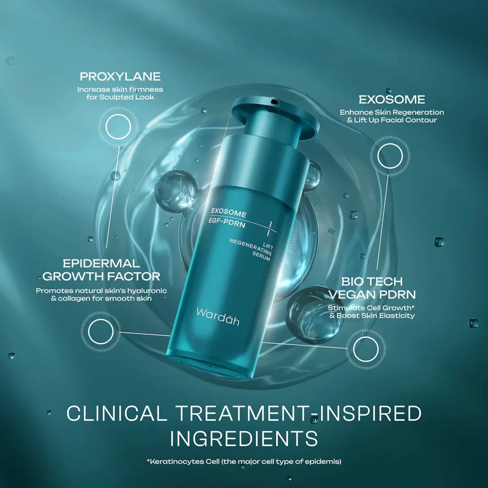 Wardah Exosome + EGF-PDRN Lift Regenerating Serum 7 Wardah Exosome + EGF-PDRN Lift Regenerating Serum - Gambar 2