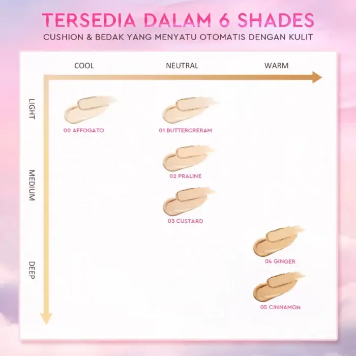 Glad2Glow 2in1 Perfect Pair Cushion Powder Foundation Waterproof - Gambar 6