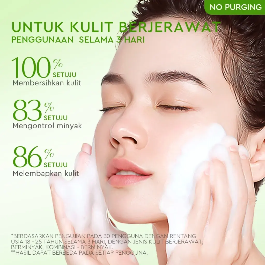 Glad2Glow Centella Salicylic Acid Acne Gel Cleanser 5 Glad2Glow Centella Salicylic Acid Acne Gel Cleanser - Gambar 2