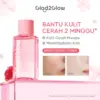 Glad2Glow Pomegranate Niacinamide Brightening Toner - Gambar 7