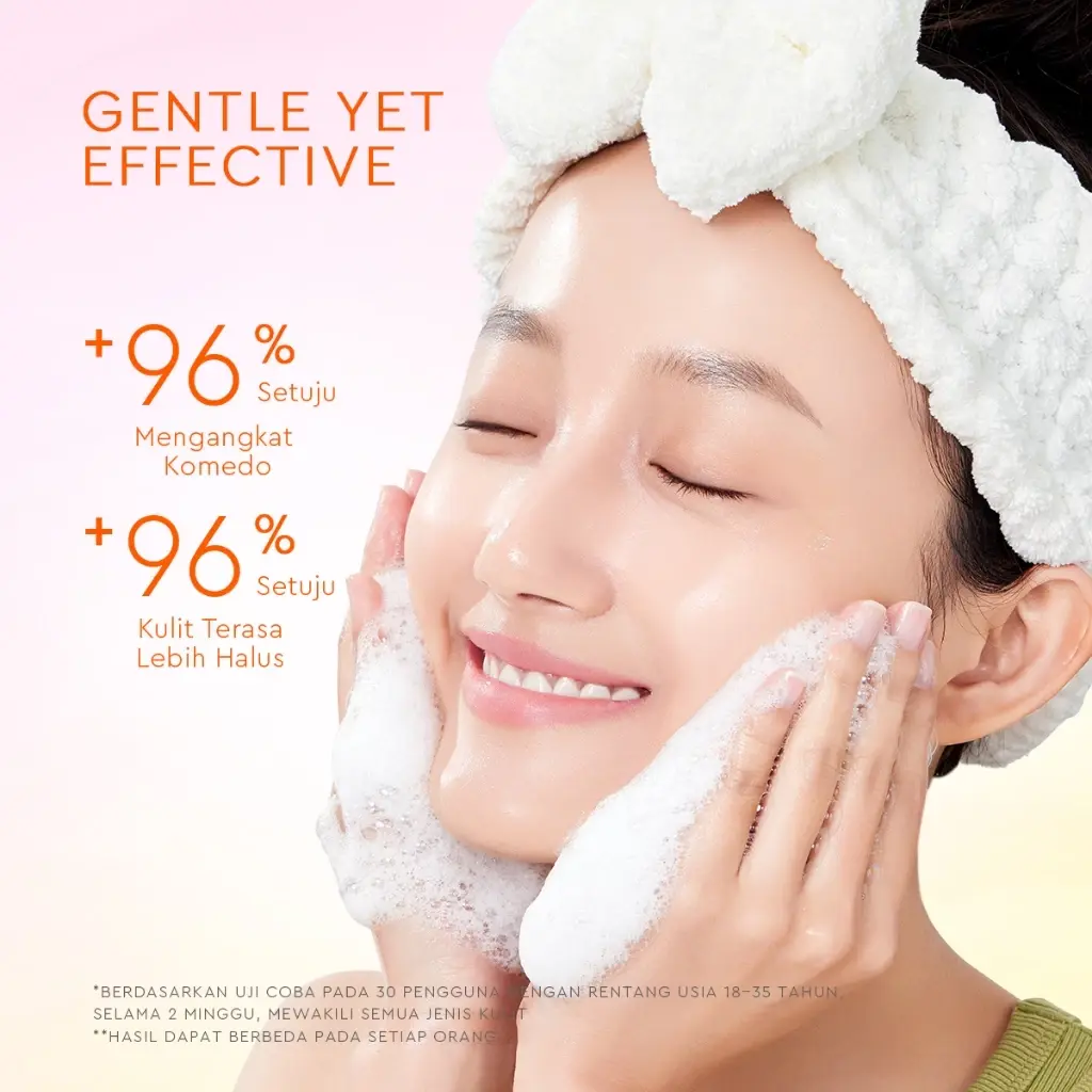 Glad2Glow Yuzu Aha Blackhead Exfoliating Cleanser 4 Glad2Glow Yuzu Aha Blackhead Exfoliating Cleanser - Gambar 5