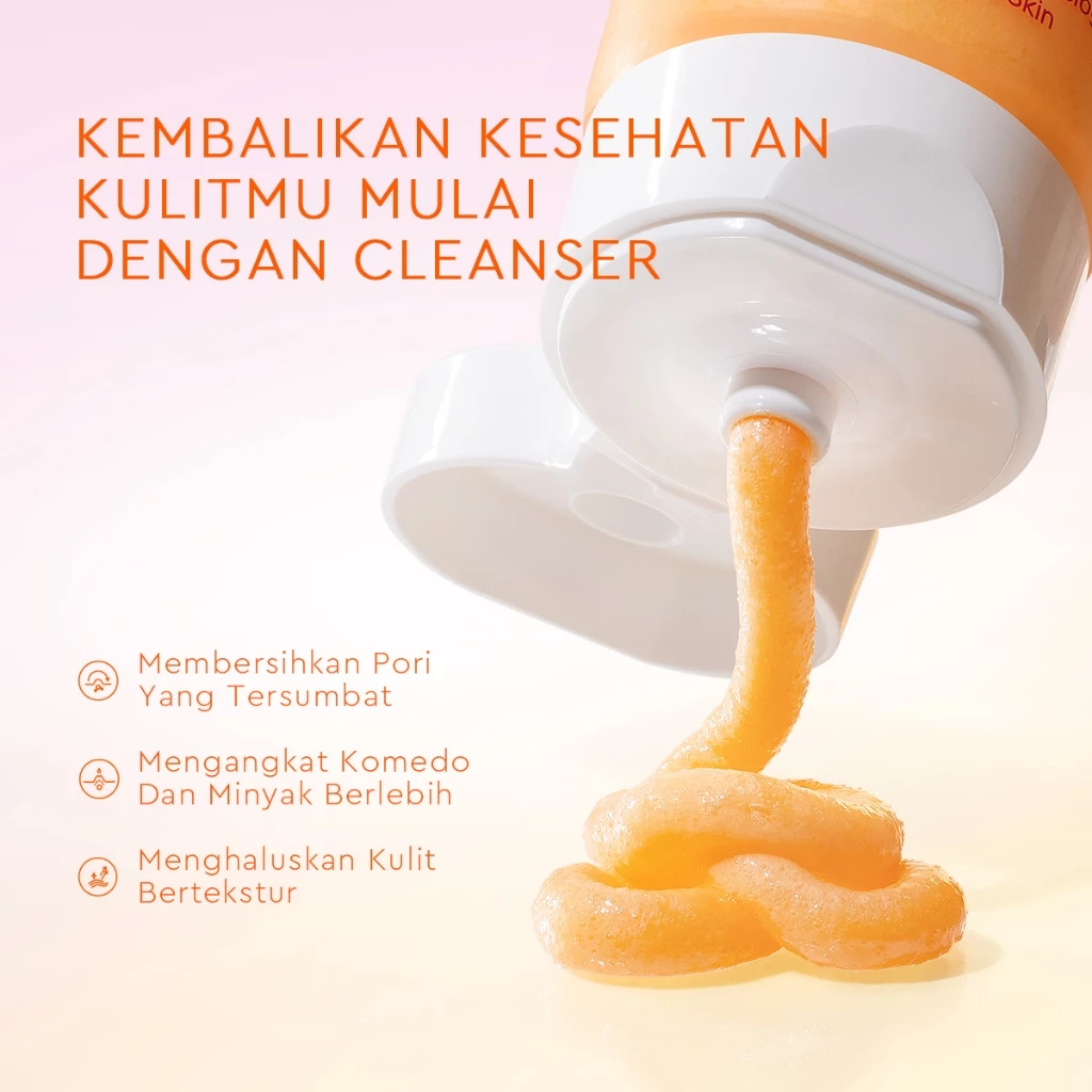 Glad2Glow Yuzu Aha Blackhead Exfoliating Cleanser 6 Glad2Glow Yuzu Aha Blackhead Exfoliating Cleanser - Gambar 2