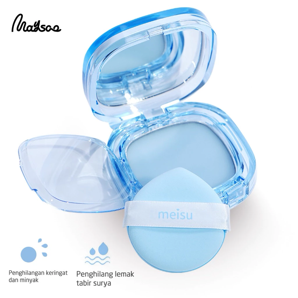 Maysoo Transparent Setting Balm Powder 2 Maysoo Powder Free Setting Jelly Cream - Kontrol Minyak - Gambar 8