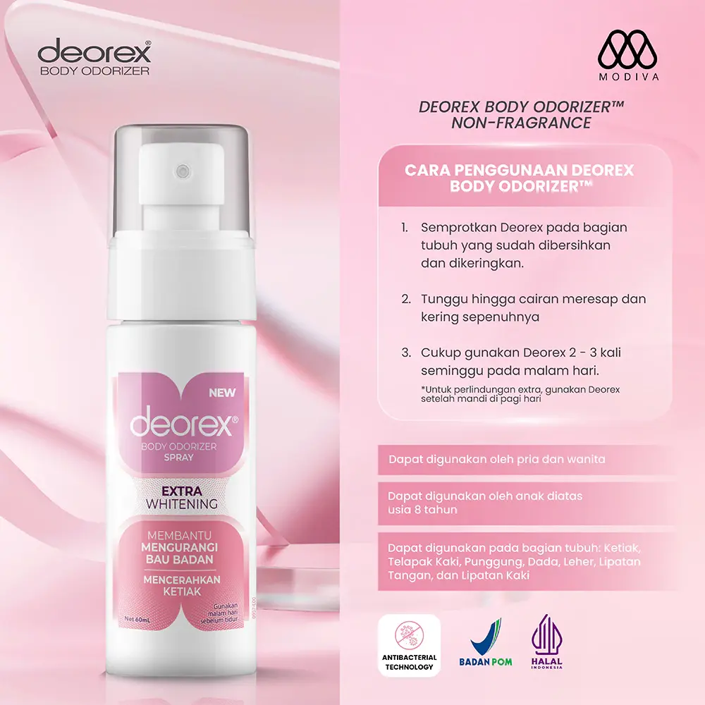 Deorex Body Odorizer 1 Deorex Body Odorizer - Solusi Keringat Berlebih - Gambar 2