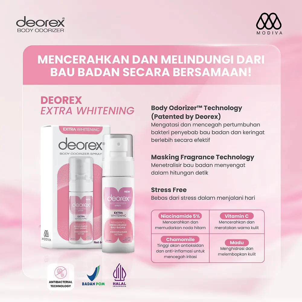 Deorex Body Odorizer 2 Deorex Body Odorizer - Solusi Keringat Berlebih - Gambar 4