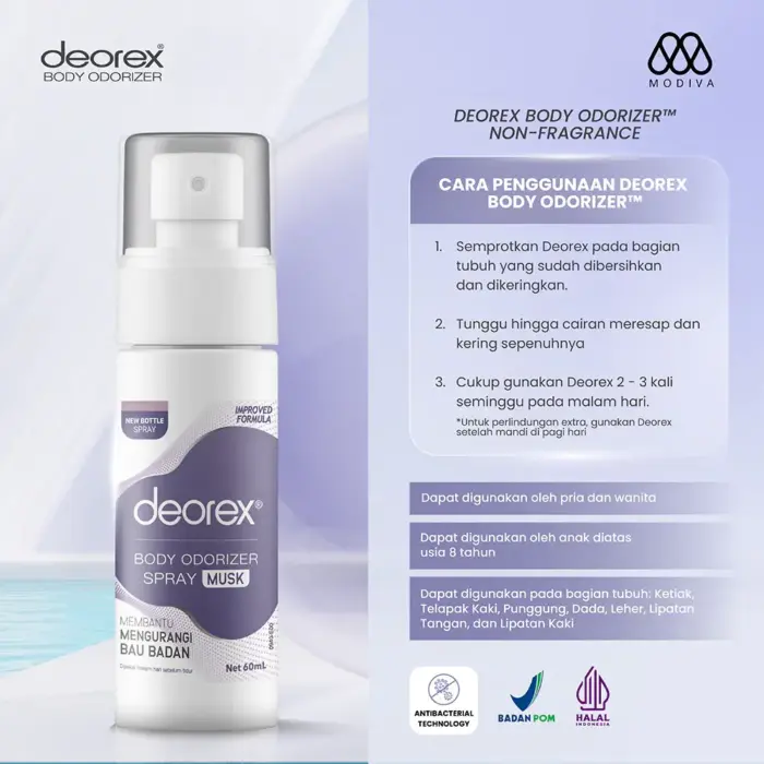Deorex Body Odorizer - Solusi Keringat Berlebih - Gambar 3
