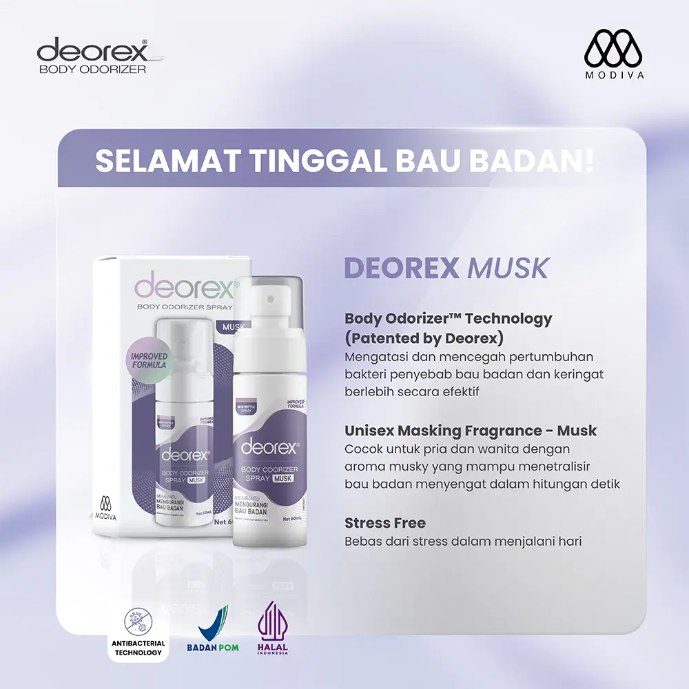 Deorex Body Odorizer 4 Deorex Body Odorizer - Solusi Keringat Berlebih - Gambar 5