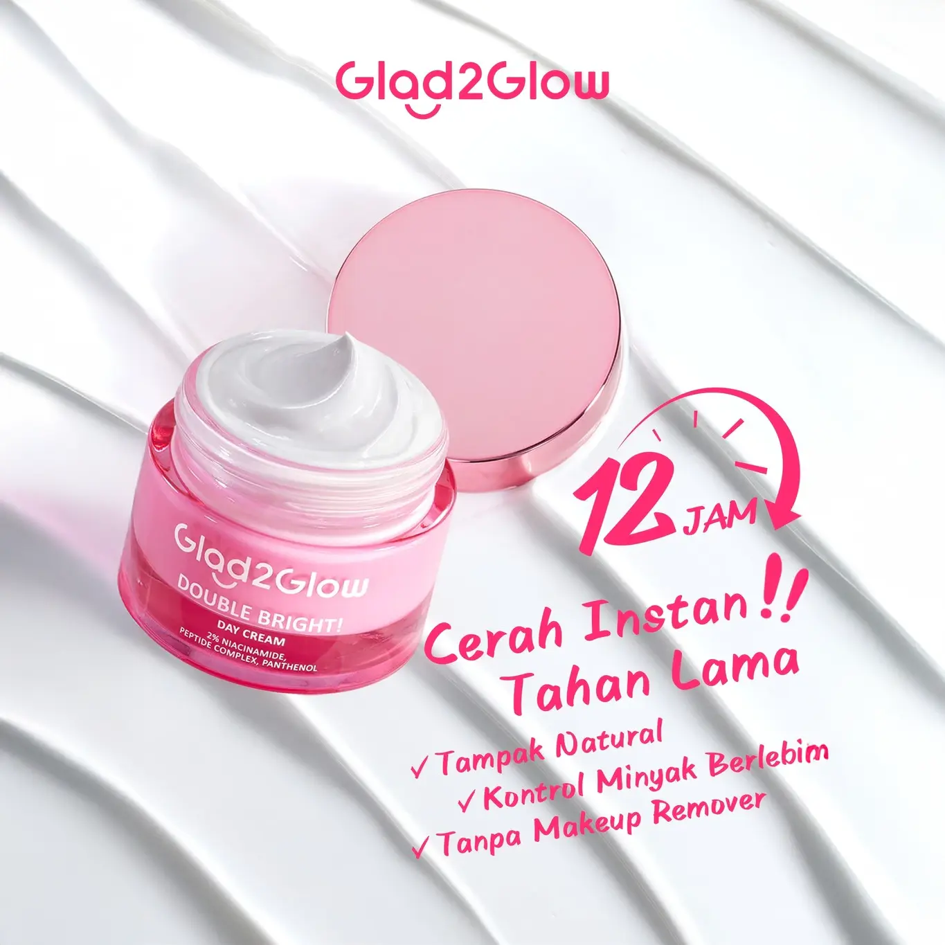 Glad2Glow Double Bright Day Cream 7 Glad2Glow Double Bright Day Cream - Gambar 1