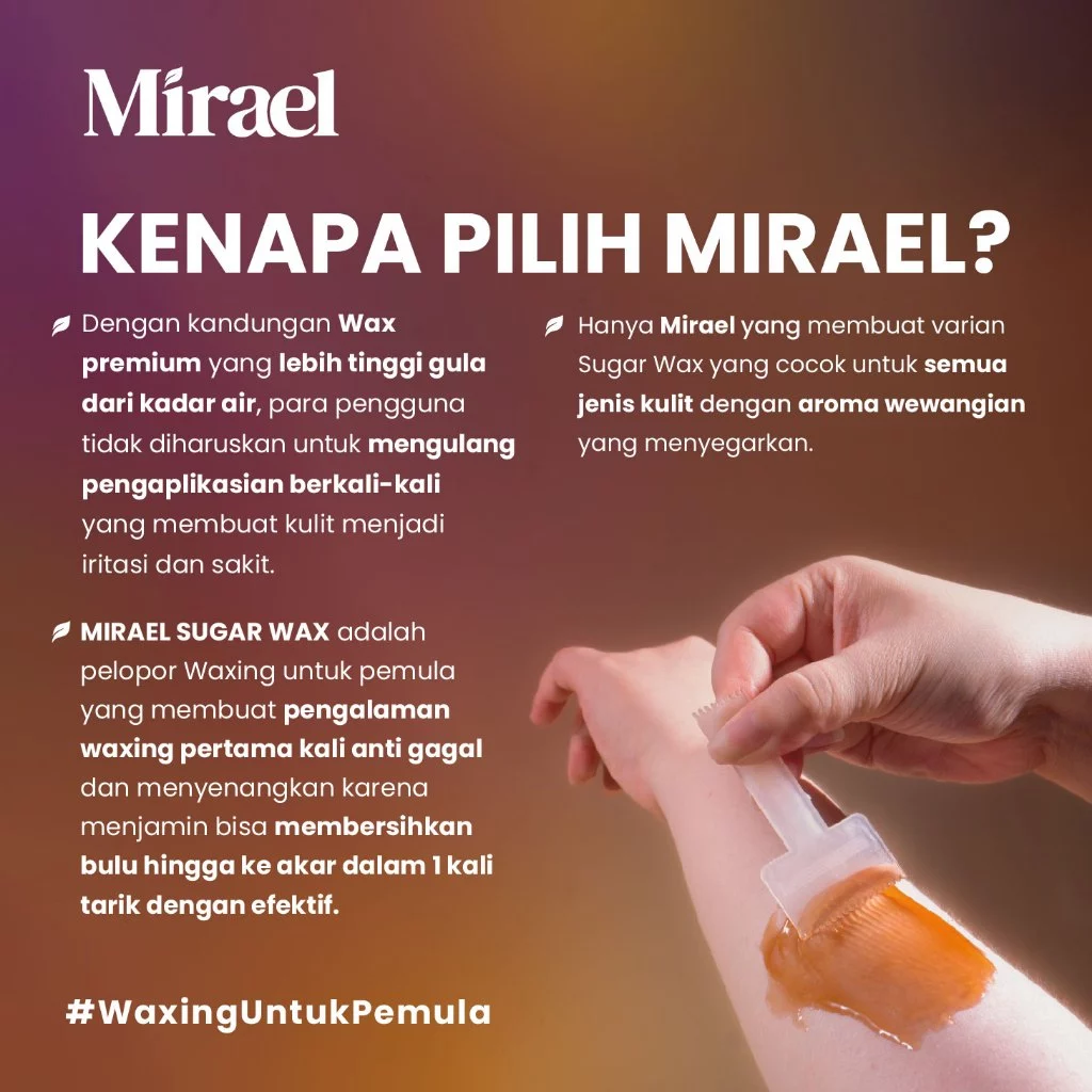 MIRAEL Sugar Waxing Kit Dengan Niacinamide Penghilang Bulu 1 MIRAEL Sugar Waxing Kit Dengan Niacinamide Penghilang Bulu - Gambar 7