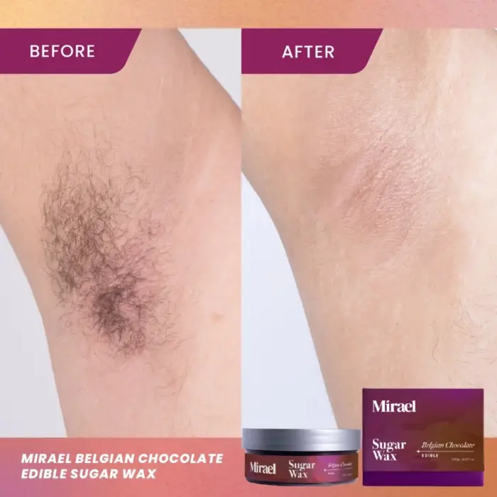 MIRAEL Sugar Waxing Kit Dengan Niacinamide Penghilang Bulu - Gambar 5
