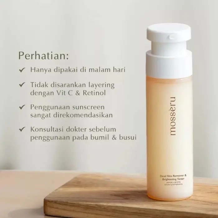 Mossèru AHA 8%+BHA 2% Dead Skin Removal Body Toner - Gambar 2