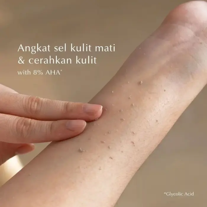Mossèru AHA 8%+BHA 2% Dead Skin Removal Body Toner - Gambar 7