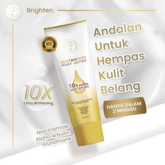 Skinflair Glutawhite Milky Lotion 10% Niacinamide - Gambar 2