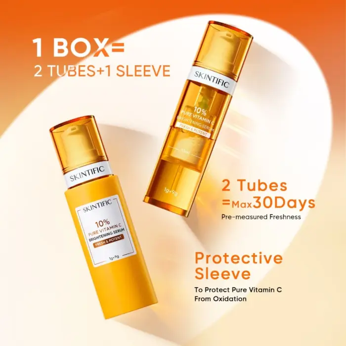 Skintific 10% Pure Vitamin C Brightening Serum - Gambar 6