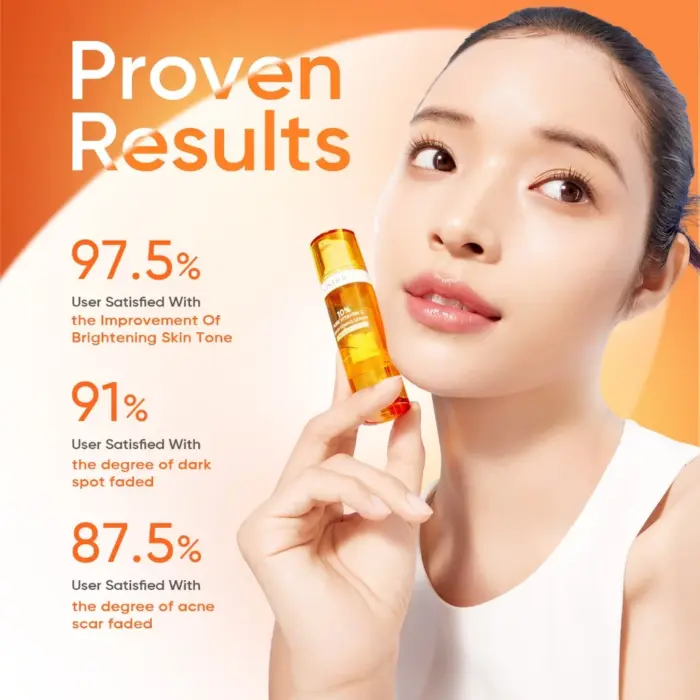 Skintific 10% Pure Vitamin C Brightening Serum - Gambar 5