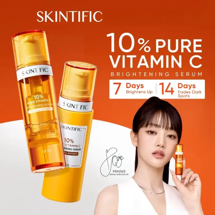 Skintific 10% Pure Vitamin C Brightening Serum - Gambar 2
