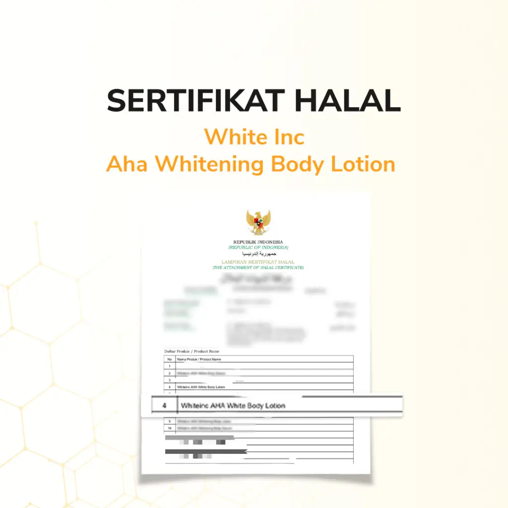 WHITE INC AHA Body Lotion to Whitening & Moisturising 5 WHITE INC AHA Body Lotion to Whitening & Moisturising - Gambar 6