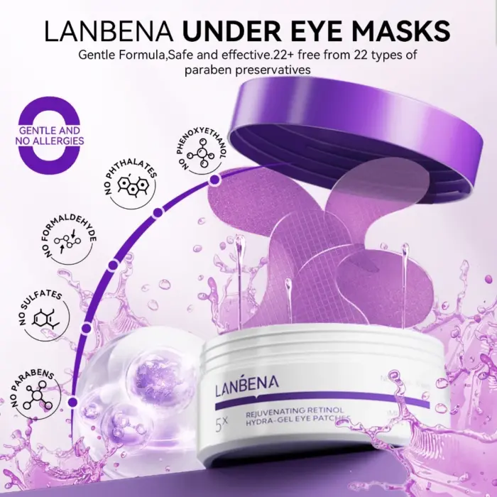 Lanbena Retinol Anti Aging Eye Mask - Gambar 2