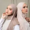 Jesslyn Pashmina Instant Curve Rayon Viscose - Meleyot & Syar'i